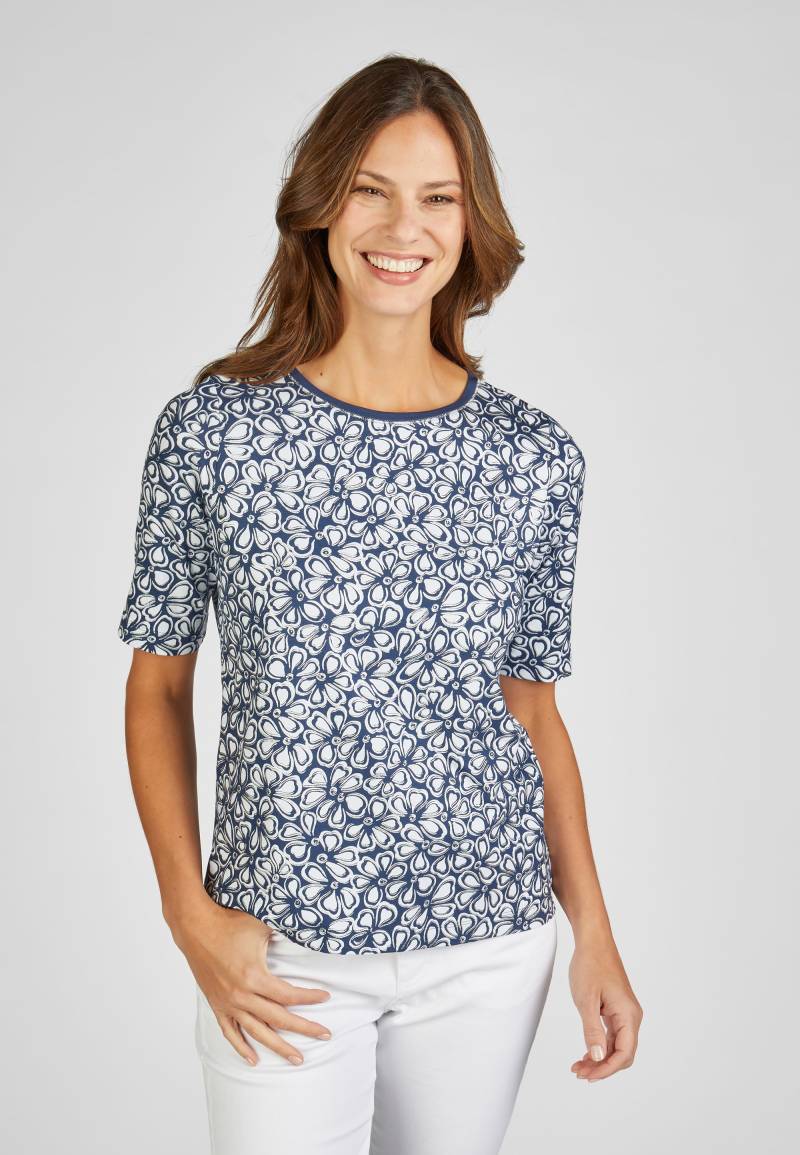 Rabe T-Shirt, mit floralem Design von Rabe