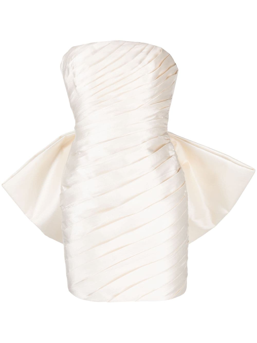 Rachel Gilbert Emmy bow-embellished minidress - Neutrals von Rachel Gilbert