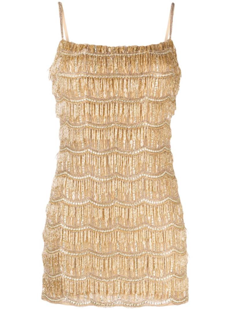 Rachel Gilbert Sadie sequin-embellished minidress - Gold von Rachel Gilbert