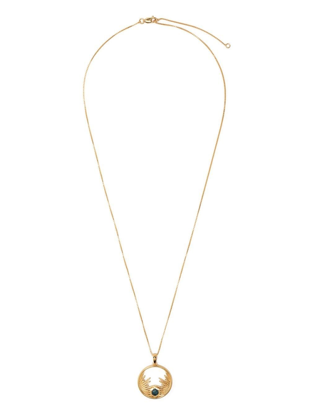 Rachel Jackson Electric Goddess pendant necklace - Gold von Rachel Jackson