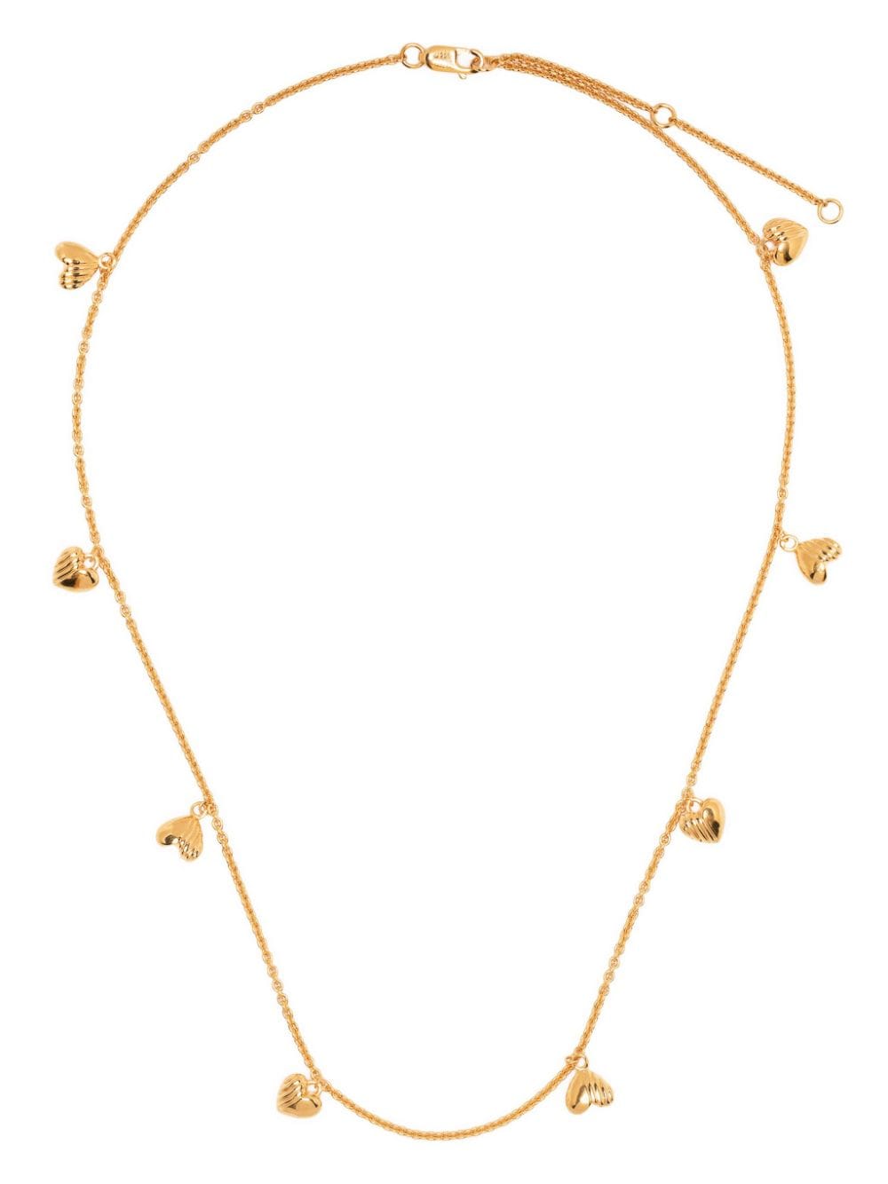 Rachel Jackson Untamed Deco Hearts necklace - Gold von Rachel Jackson
