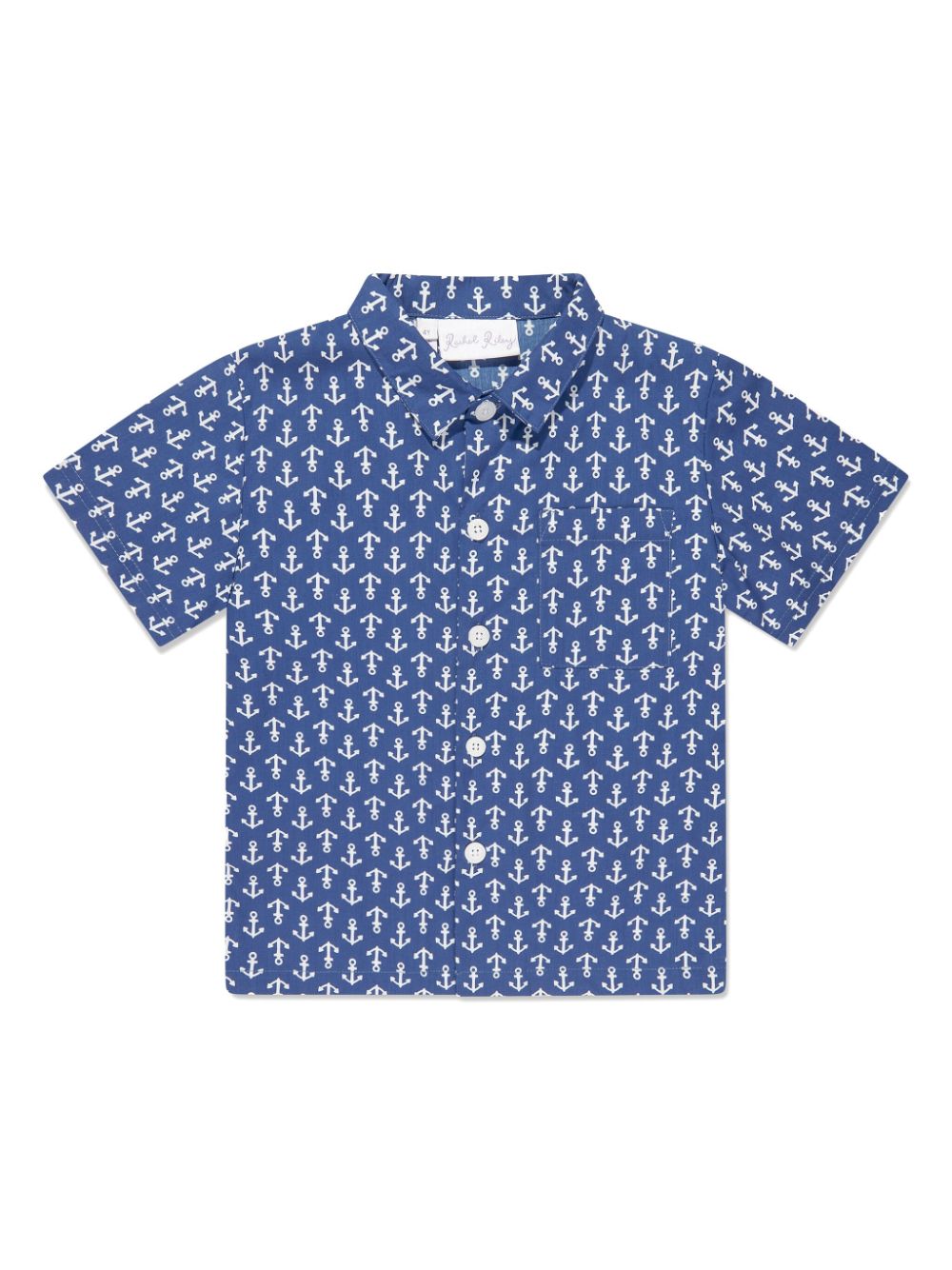 Rachel Riley anchor-print cotton shirt - Blue von Rachel Riley