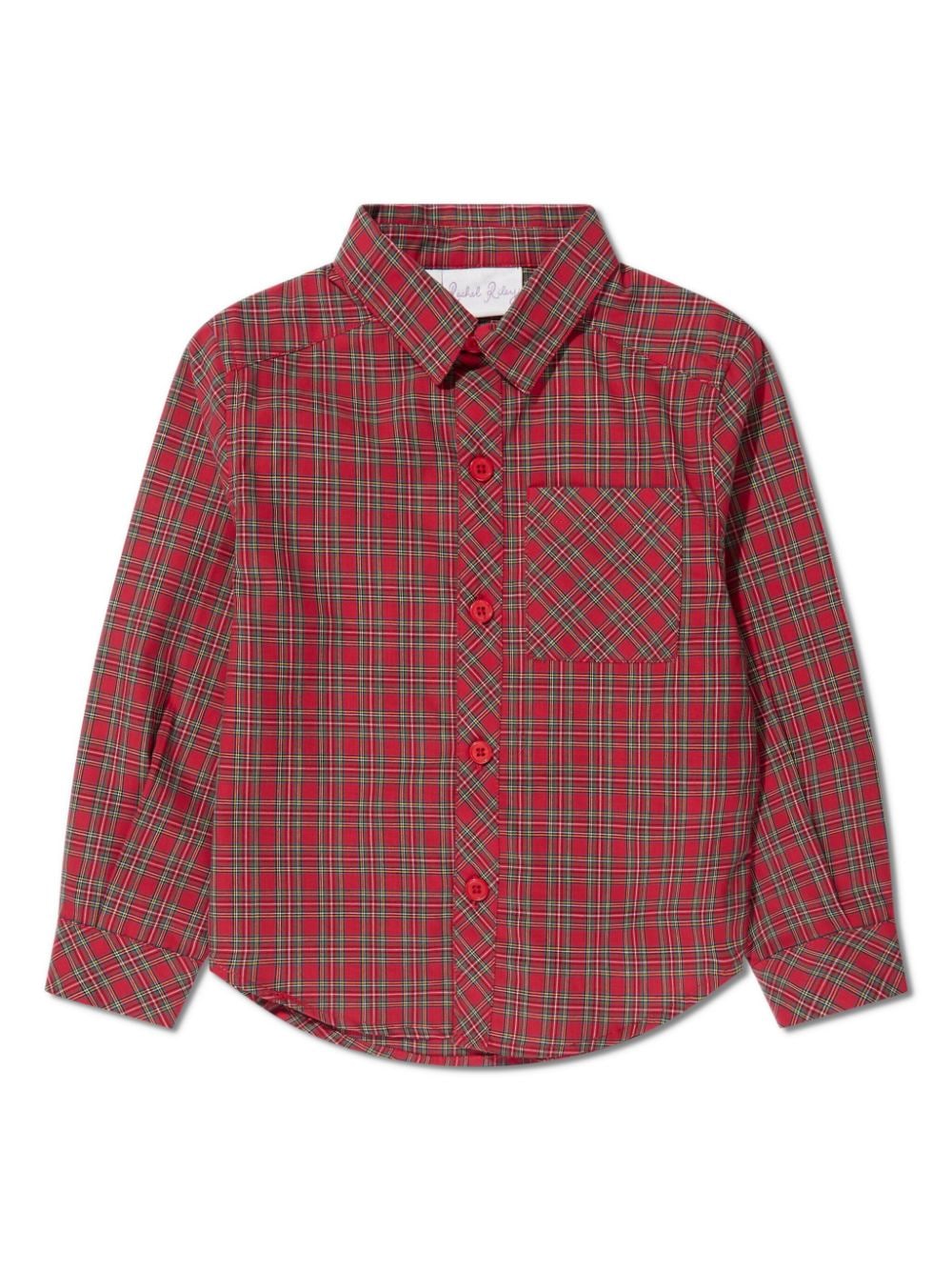 Rachel Riley check-print cotton shirt - Red von Rachel Riley