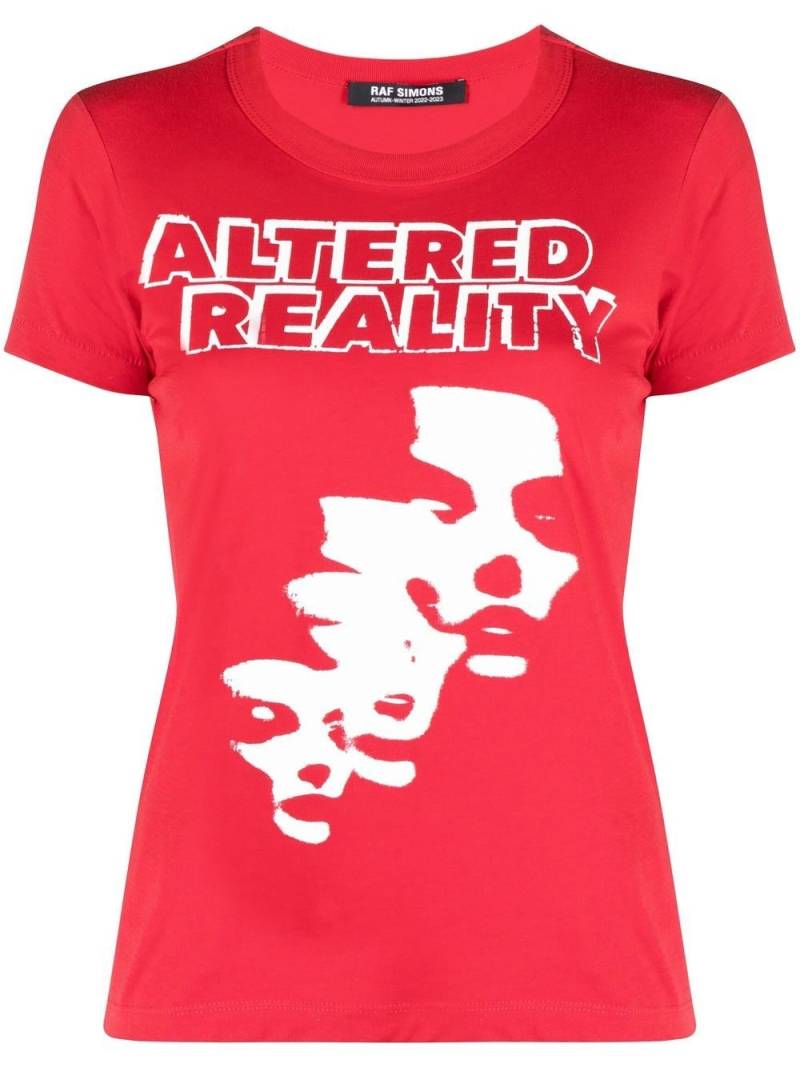 Raf Simons Altered-Reality tight-fit T-Shirt von Raf Simons