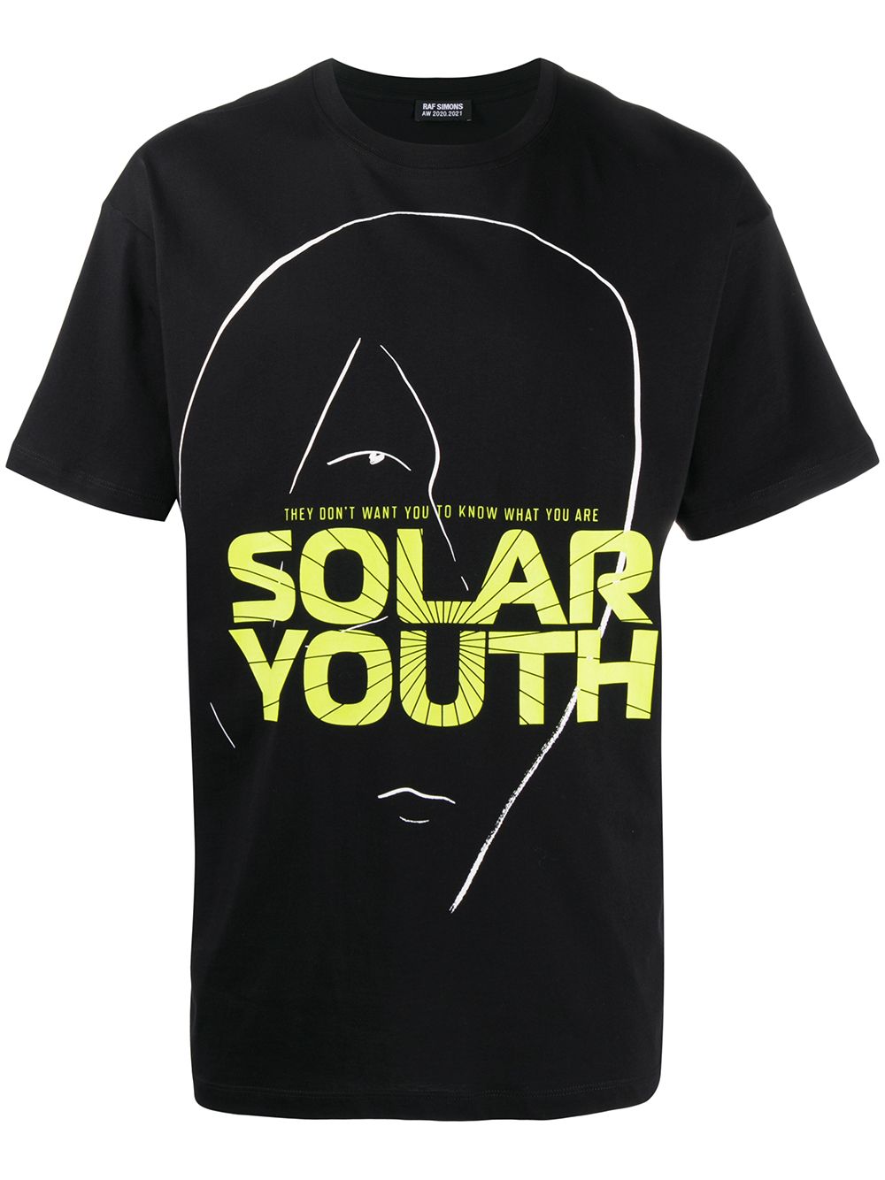 Raf Simons Solar Youth print T-shirt - Black von Raf Simons