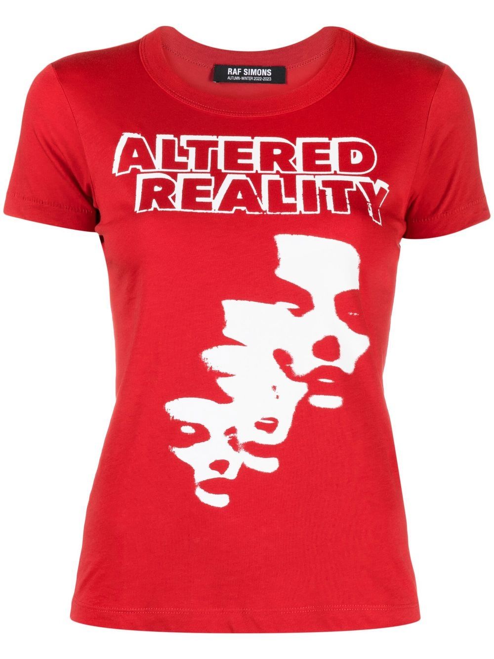 Raf Simons graphic-print T-shirt - Red von Raf Simons