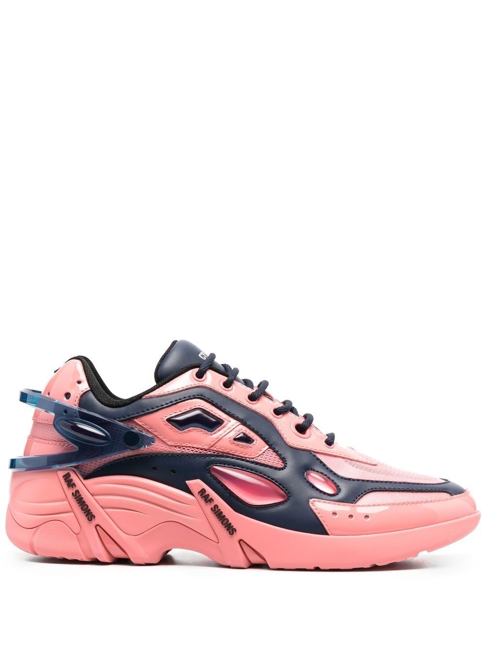 Raf Simons multi-panel lace-up sneakers - Pink von Raf Simons