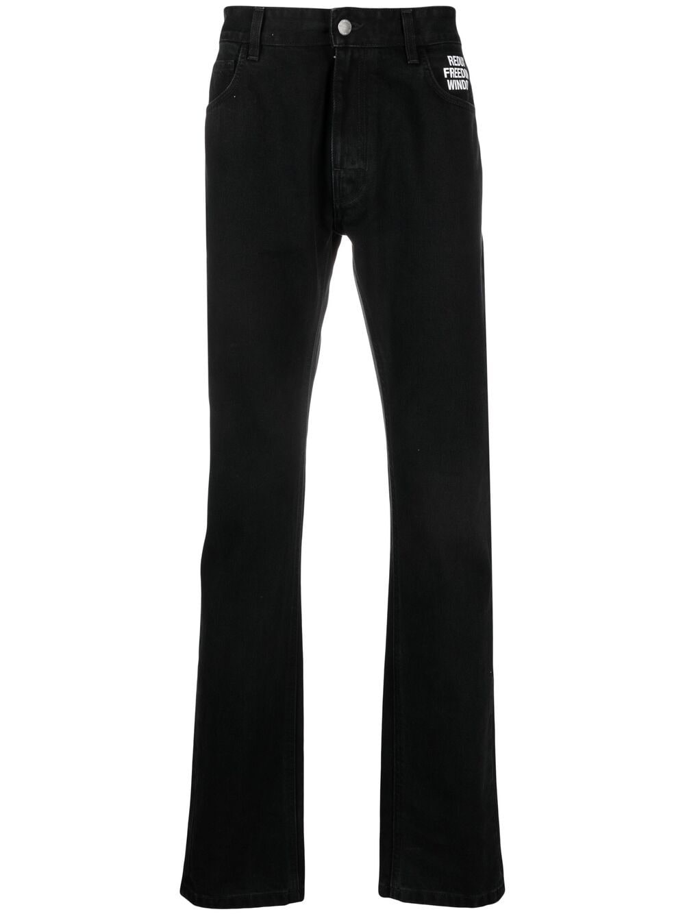 Raf Simons slim-fit denim jeans - Black von Raf Simons