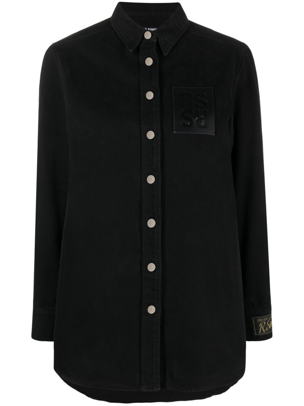 Raf Simons straight fit denim shirt - Black von Raf Simons