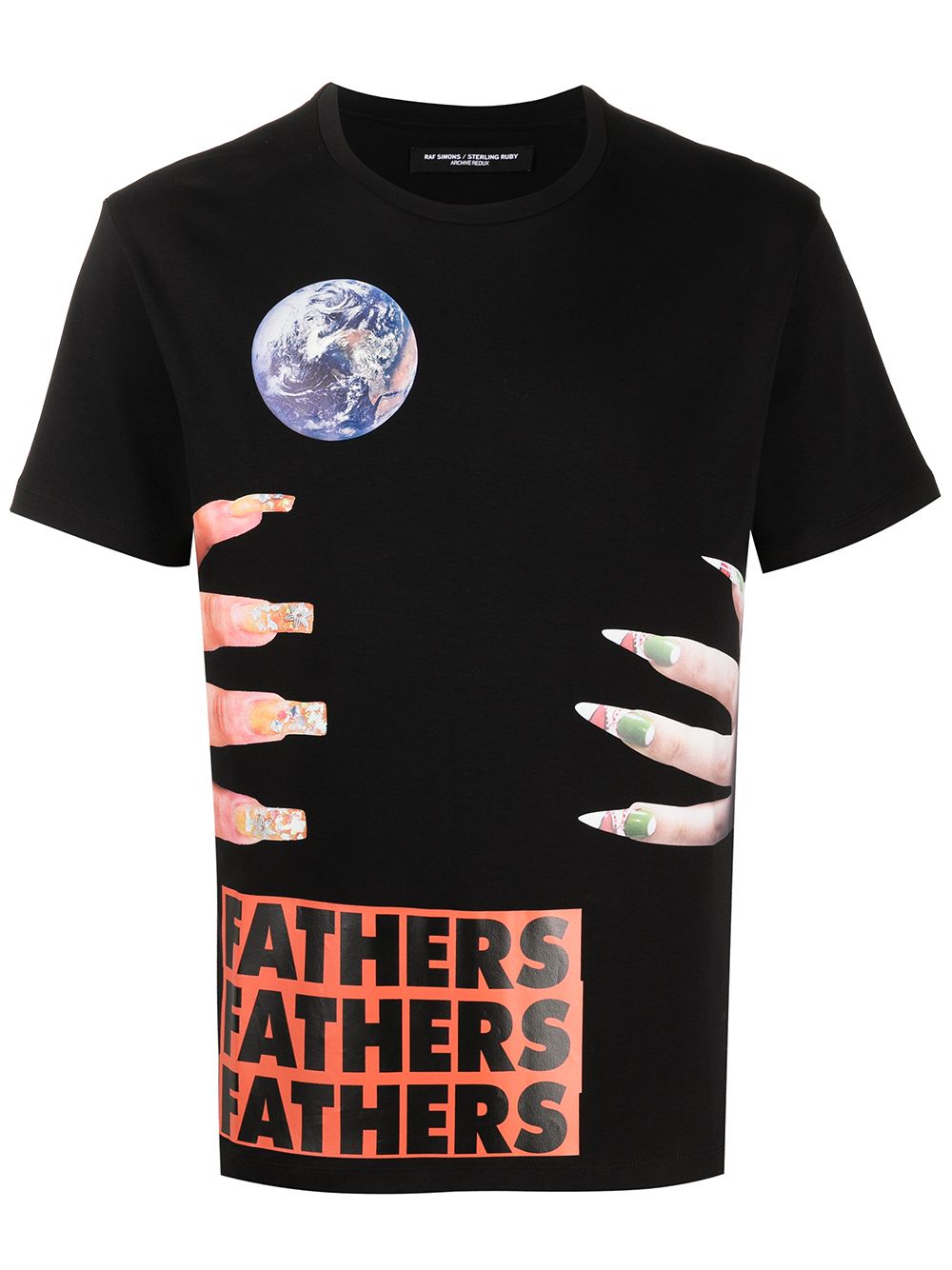 Raf Simons x Sterling Ruby Fathers T-shirt - Black von Raf Simons