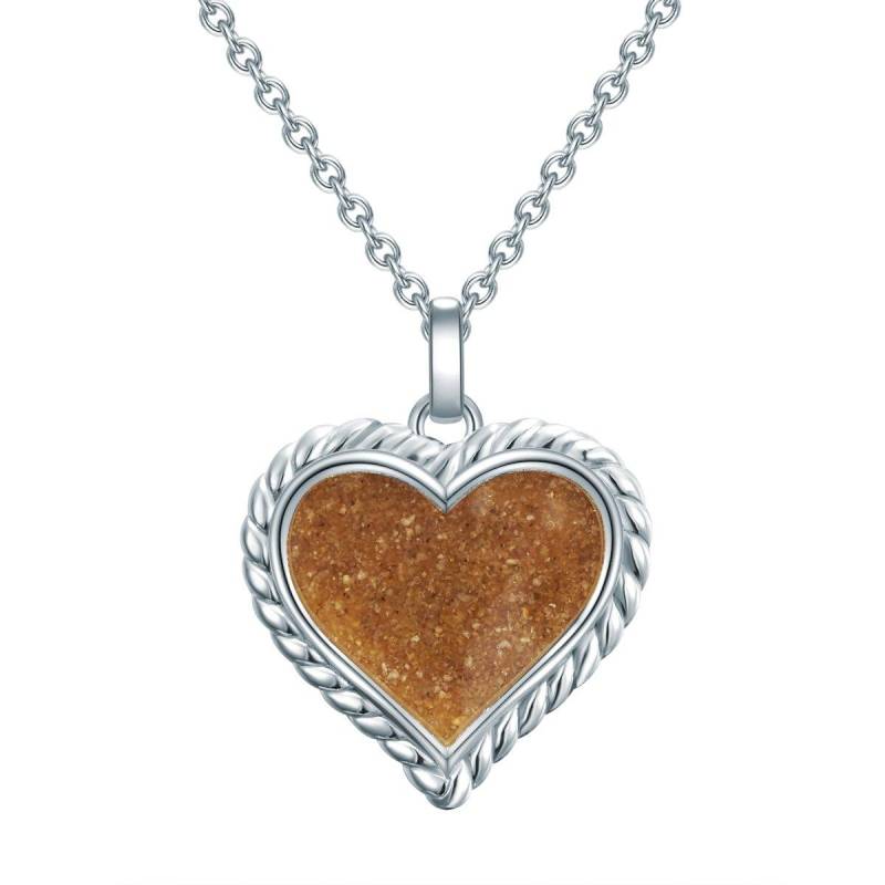 Halskette Herz Damen Silber 45cm von Rafaela Donata