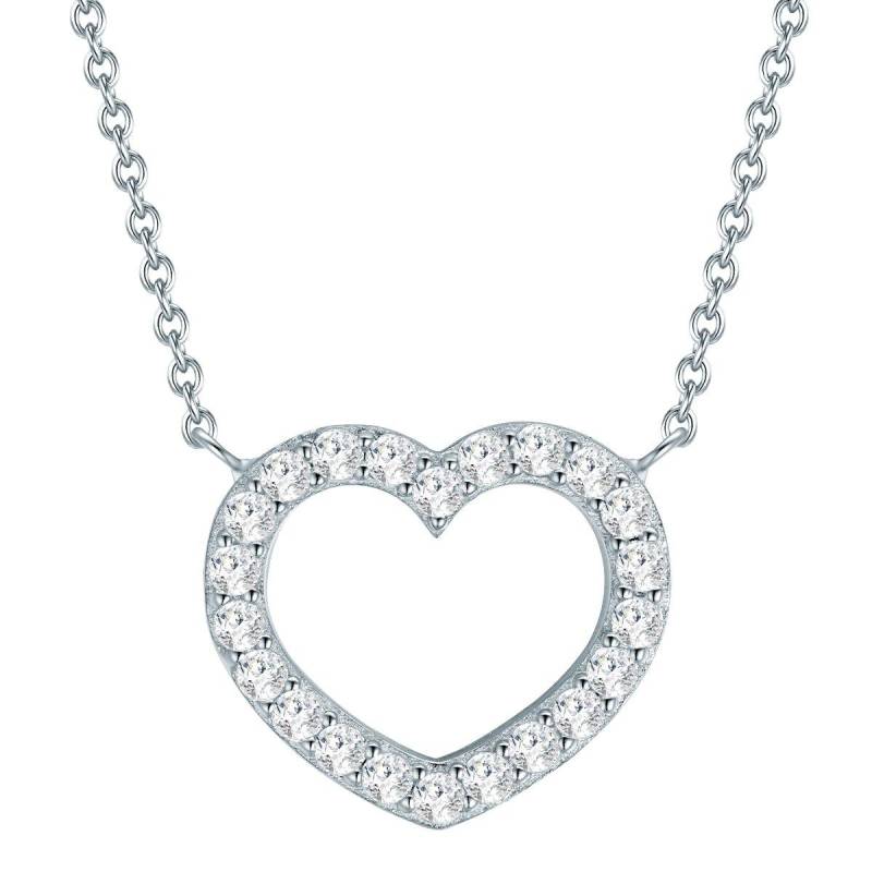 Halskette Herz Damen Silber 40cm von Rafaela Donata