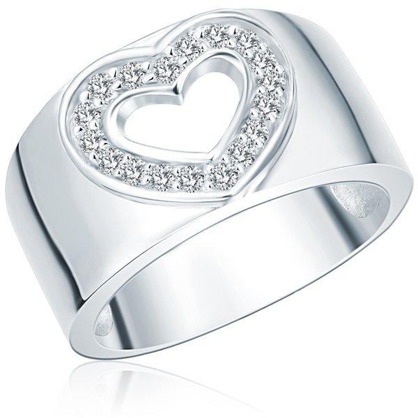 Ring Herz Damen Silber 58 von Rafaela Donata