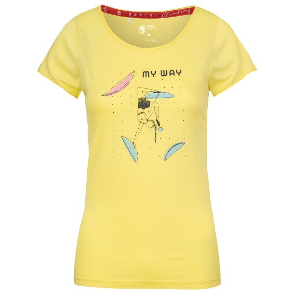 Rafiki - Women's Jay - T-Shirt Gr 36 gelb von Rafiki