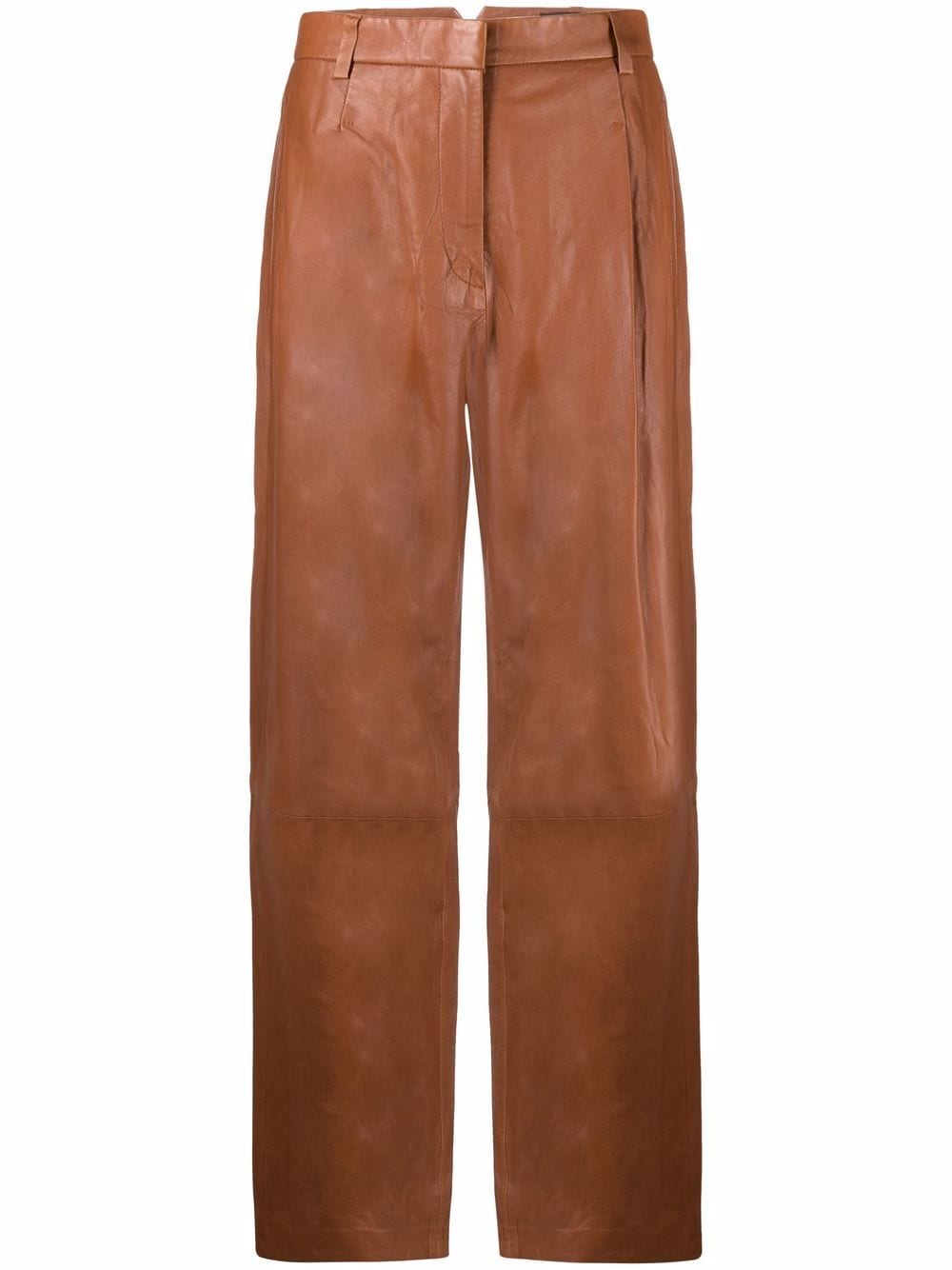 rag & bone Leslie leather trousers - Brown von rag & bone