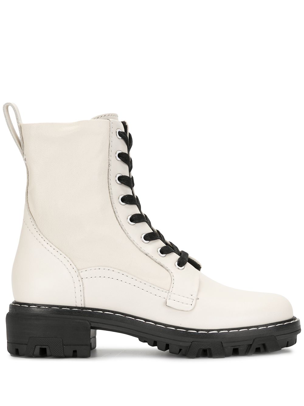 rag & bone leather lace up boots - White von rag & bone