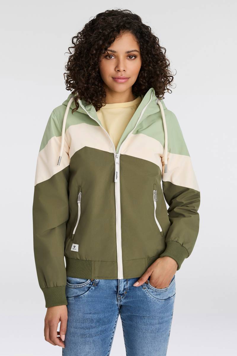 Ragwear Funktionsjacke »NUGGIE OMBRE O«, mit Kapuze, Übergangsjacke aus wasserabweisendem Material von Ragwear