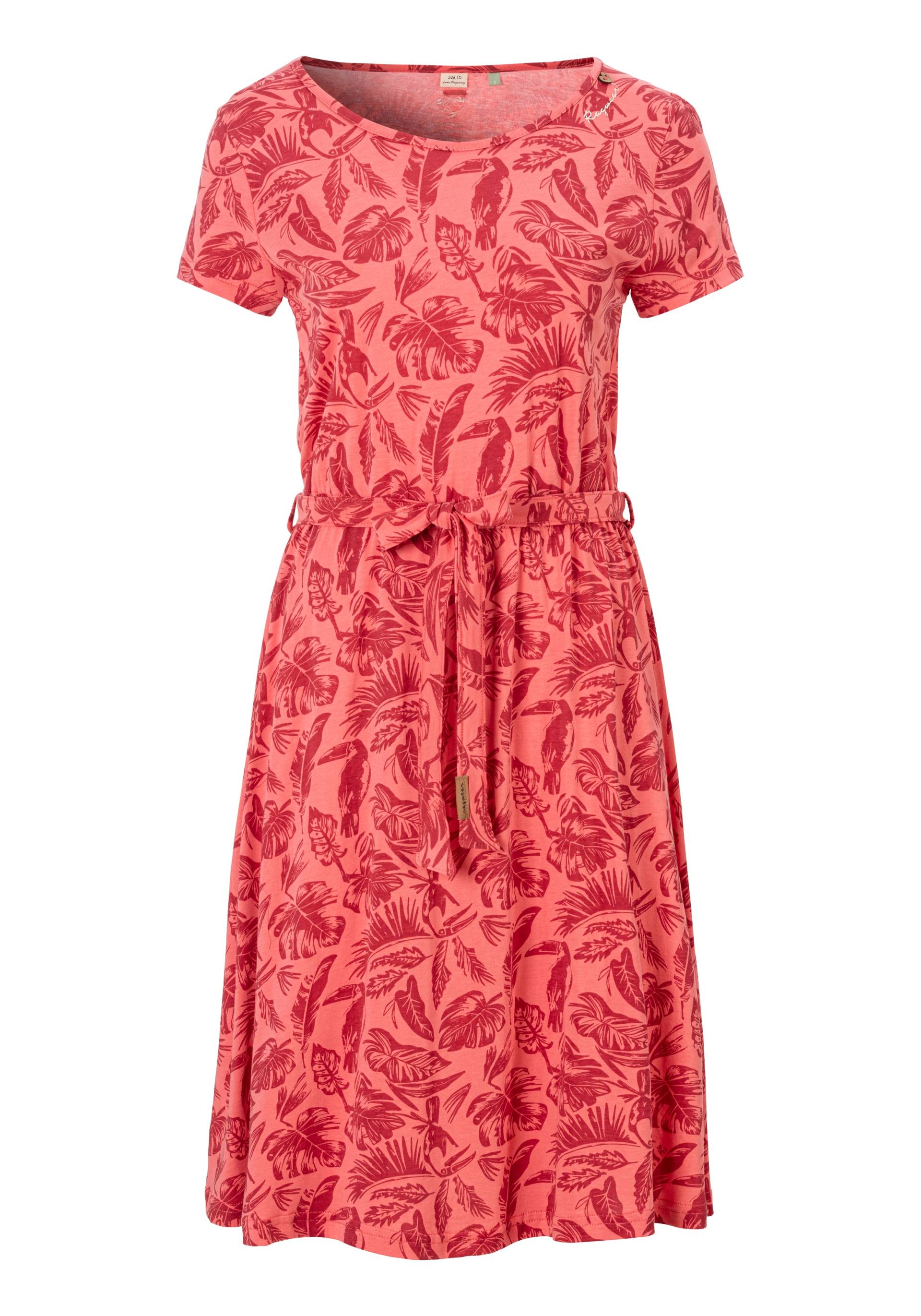 Ragwear Minikleid »OLINA DRESS ORG«, mit Taillen Bindegürtel und floralem Alloverdruck Ragwear Minikleid »OLINA DRESS ORG«, mit Taillen Bindegürtel und floralem Alloverdruck von Ragwear