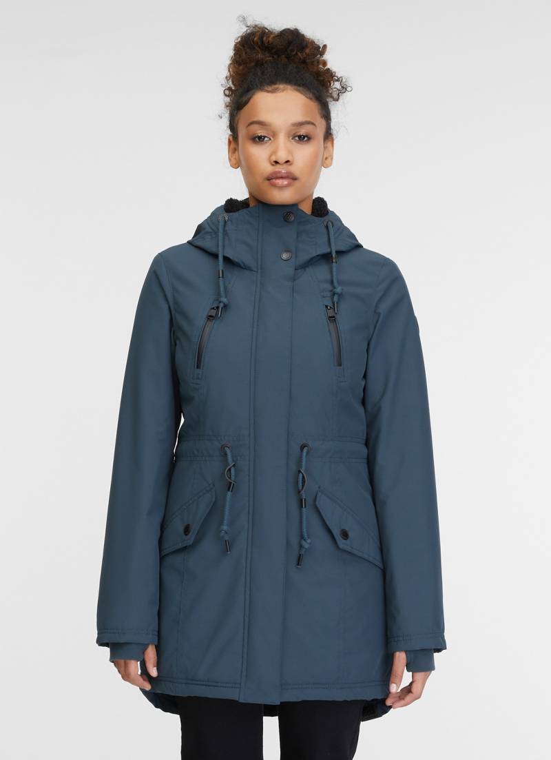 Ragwear Outdoorjacke »ELSIEN«, mit Kapuze, wasserabweisender Übergangsparka, mit wärmenden Teddyplüsch Futter von Ragwear