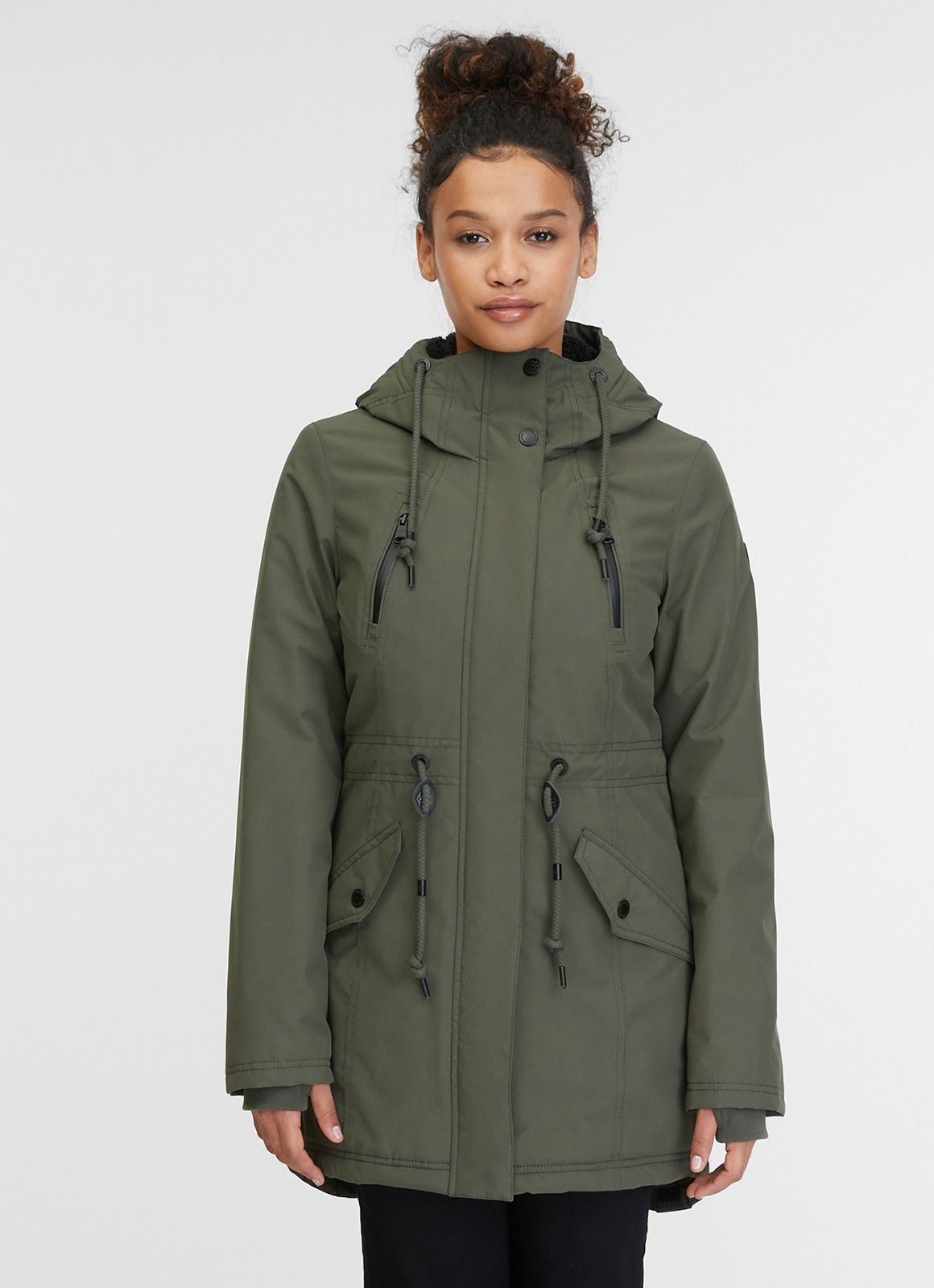 Ragwear Outdoorjacke »ELSIEN«, mit Kapuze, wasserabweisender Übergangsparka, mit wärmenden Teddyplüsch Futter Ragwear Outdoorjacke »ELSIEN«, mit Kapuze, wasserabweisender Übergangsparka, mit wärmenden Teddyplüsch Futter von Ragwear