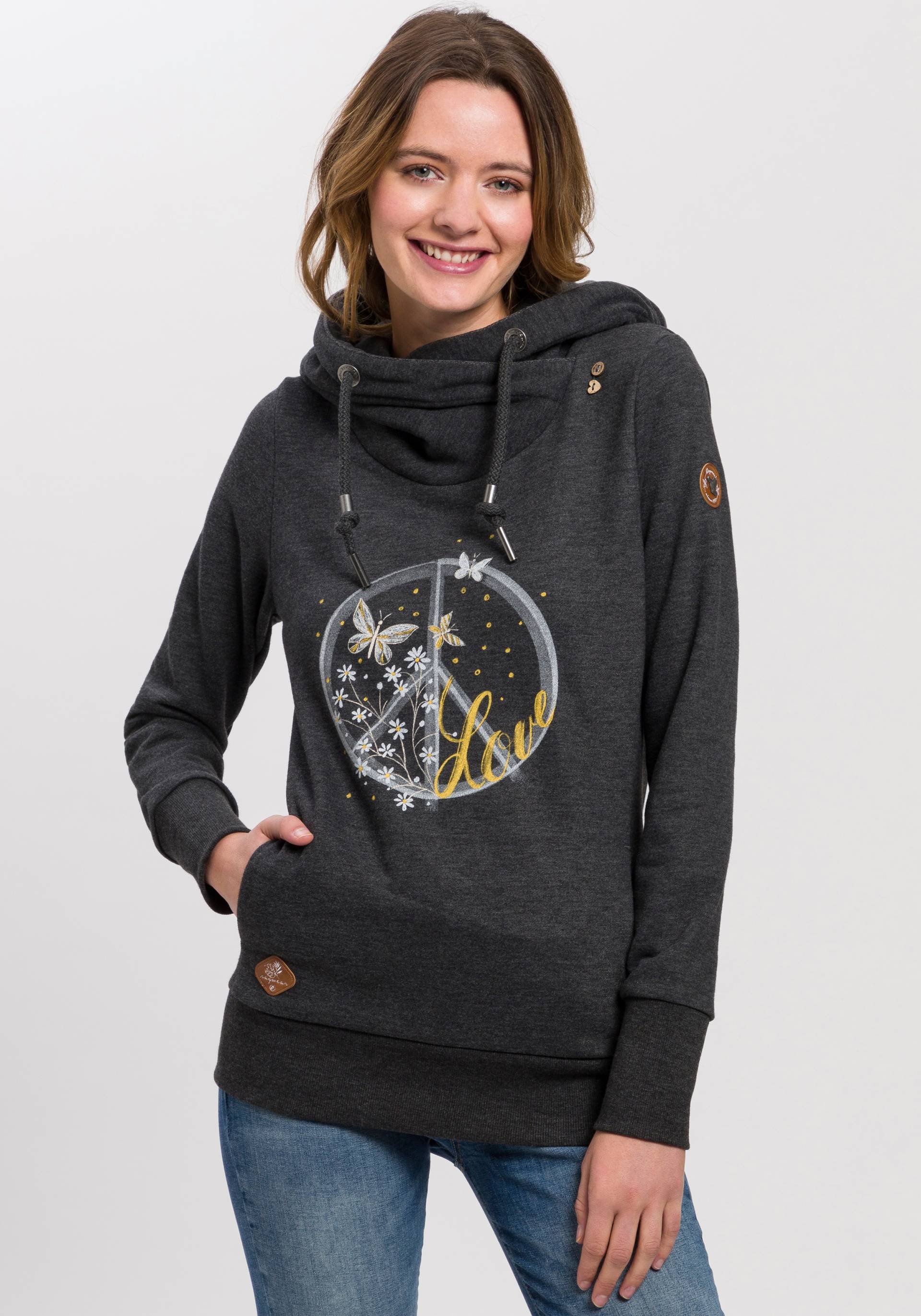 Ragwear Sweater »GRIPY BUTTON PEACE O« von Ragwear