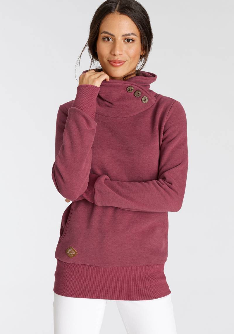 Ragwear Sweatshirt »ANGELLIKA O«, mit asymmetrischem Schalkragen von Ragwear