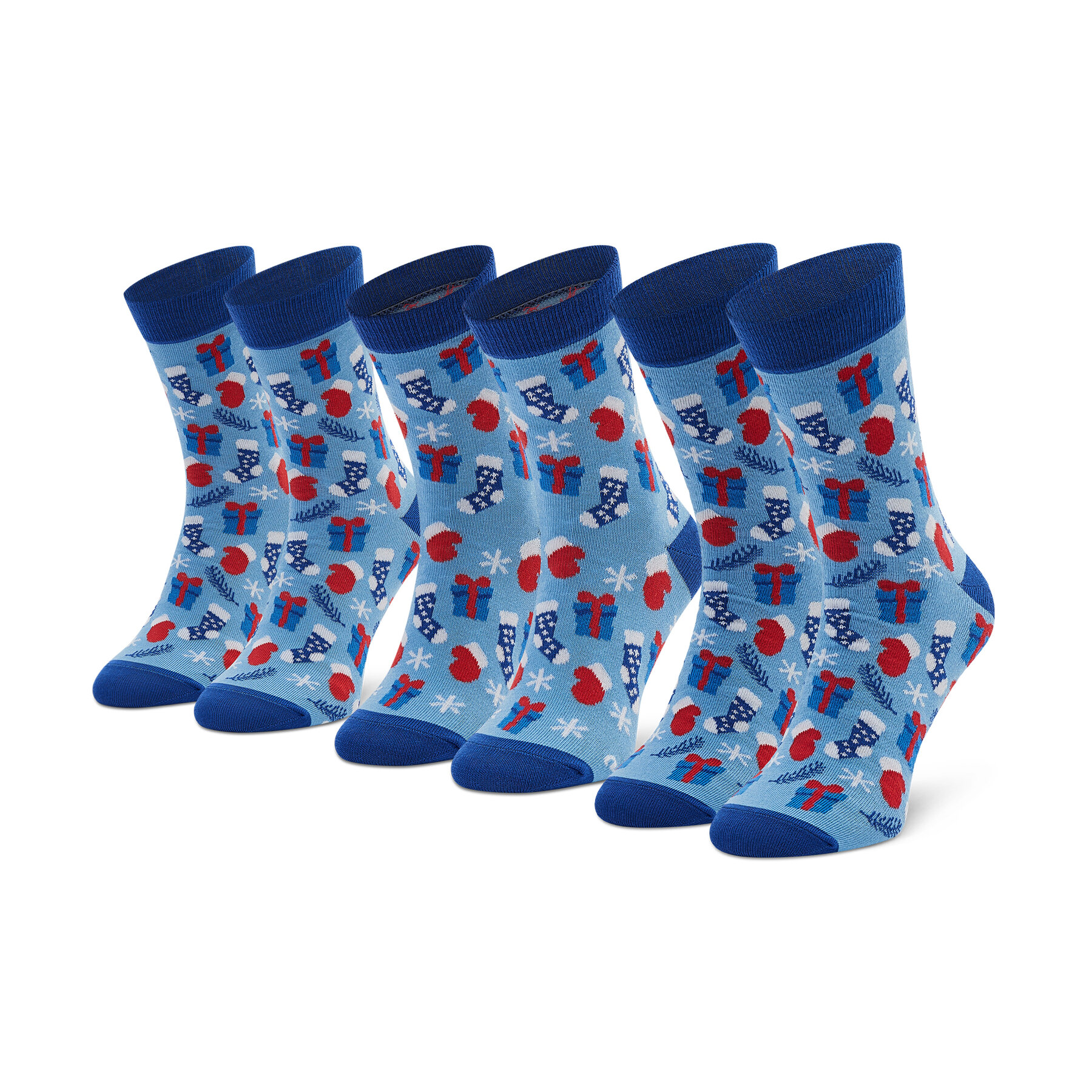 3er-Set hohe Unisex-Socken Rainbow Socks Xmas Socks Balls Mix Gifts Pak 3 Bunt von Rainbow Socks