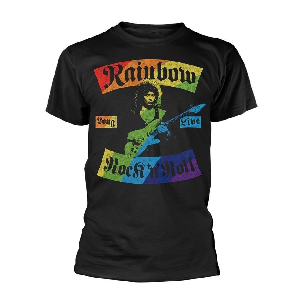 Long Live Rock N Roll Tshirt Damen Schwarz L von Rainbow