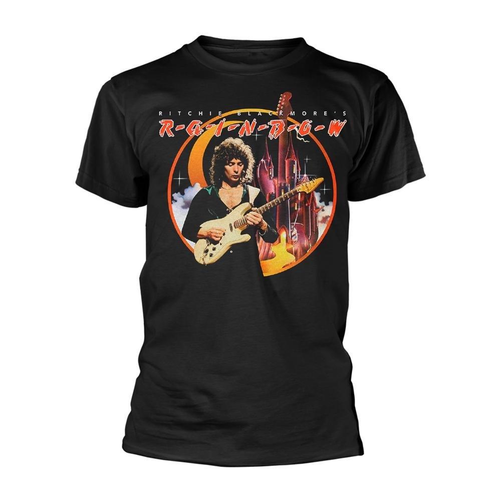 Ritchie Blackmore's Tshirt Damen Schwarz L von Rainbow