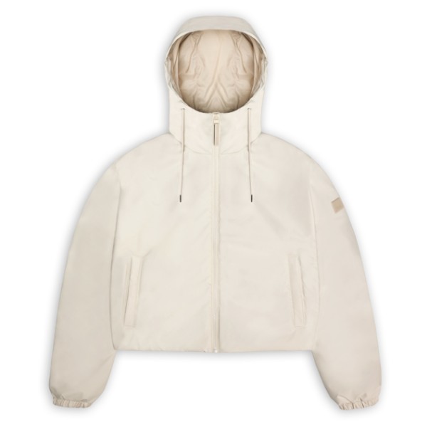 Rains - Lohja Short Insulated Jacket W3T1 - Regenjacke Gr M beige/weiß Rains - Lohja Short Insulated Jacket W3T1 - Regenjacke Gr M beige/weiß von Rains