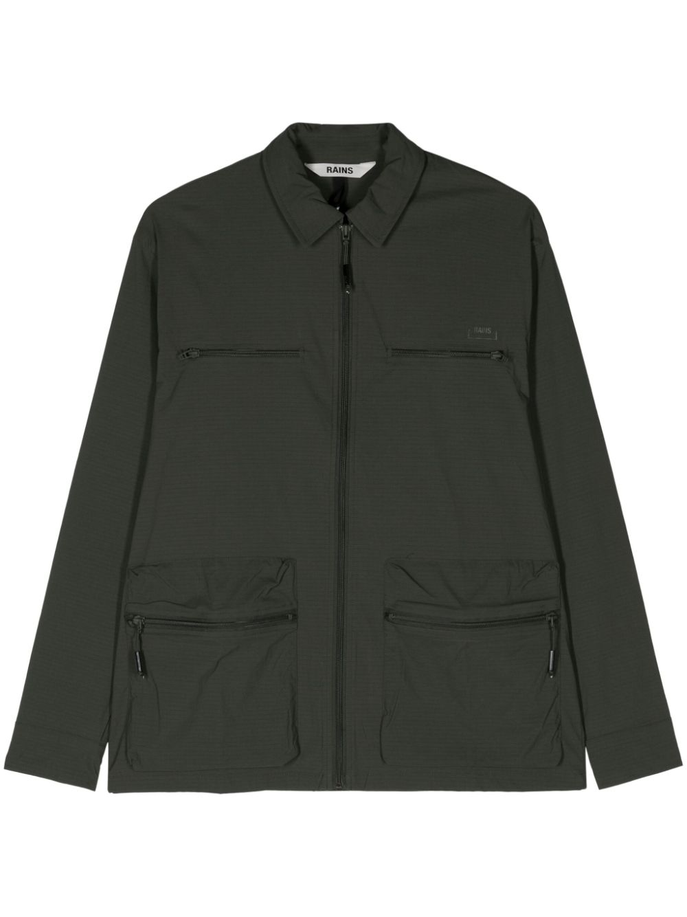 Rains Tomar ripstop shirt jacket - Green von Rains