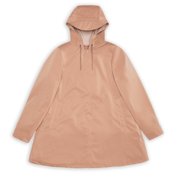 Rains - Women's A-Line W Jacket W3 - Regenjacke Gr M beige Rains - Women's A-Line W Jacket W3 - Regenjacke Gr M beige von Rains