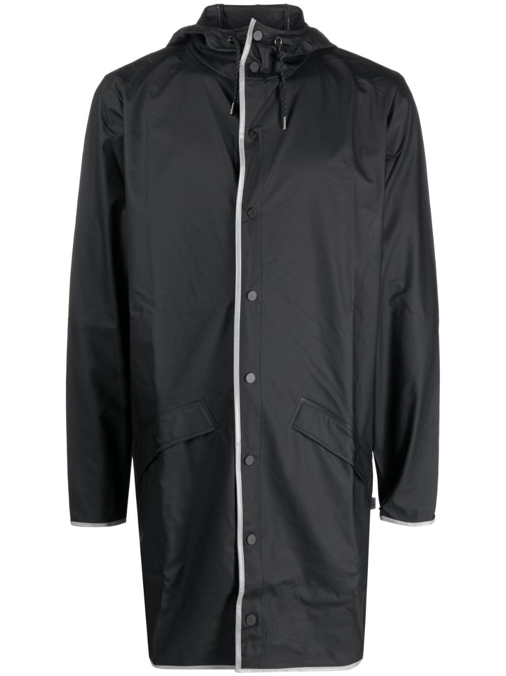 Rains zip-up hooded raincoat - Blue von Rains