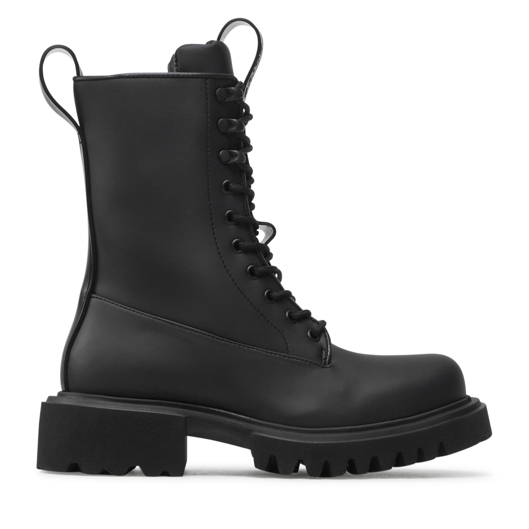 Schnürstiefeletten Rains Show Combat Boot 22600 Black von Rains