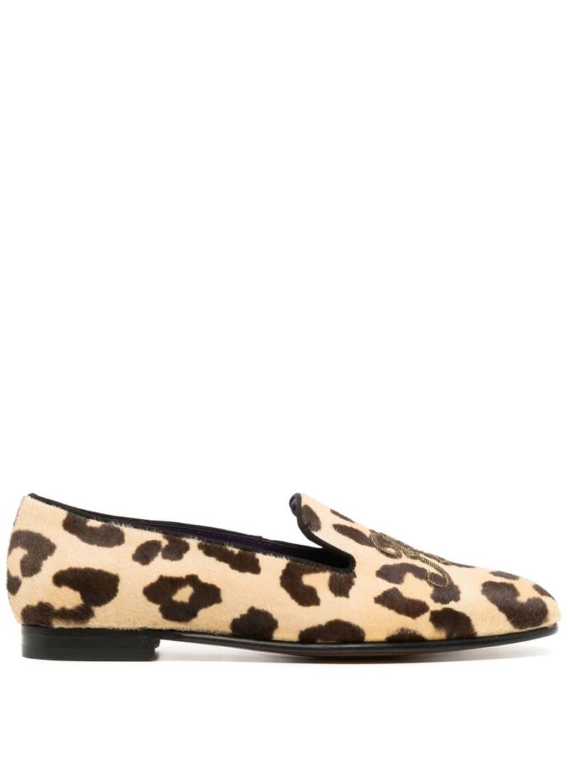 Ralph Lauren Collection Alonzo leopard-print loafers - Multicolour von Ralph Lauren Collection