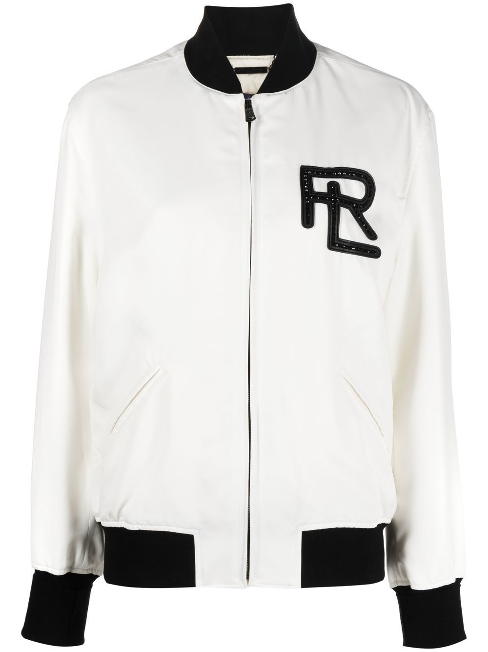 Ralph Lauren Collection Emory logo-patch variety jacket - White von Ralph Lauren Collection