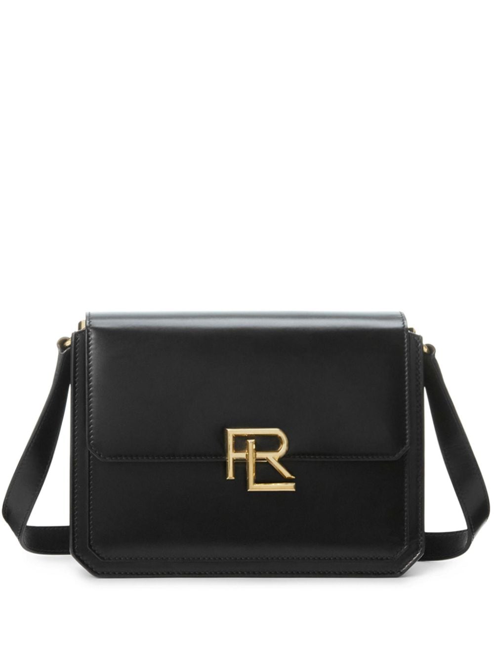 Ralph Lauren Collection RL logo-plaque crossbody bag - Black von Ralph Lauren Collection
