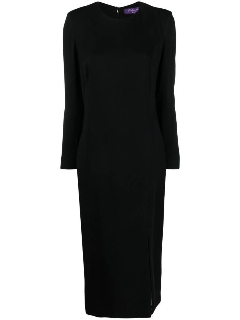 Ralph Lauren Collection Zinna long-sleeved maxi dress - Black von Ralph Lauren Collection