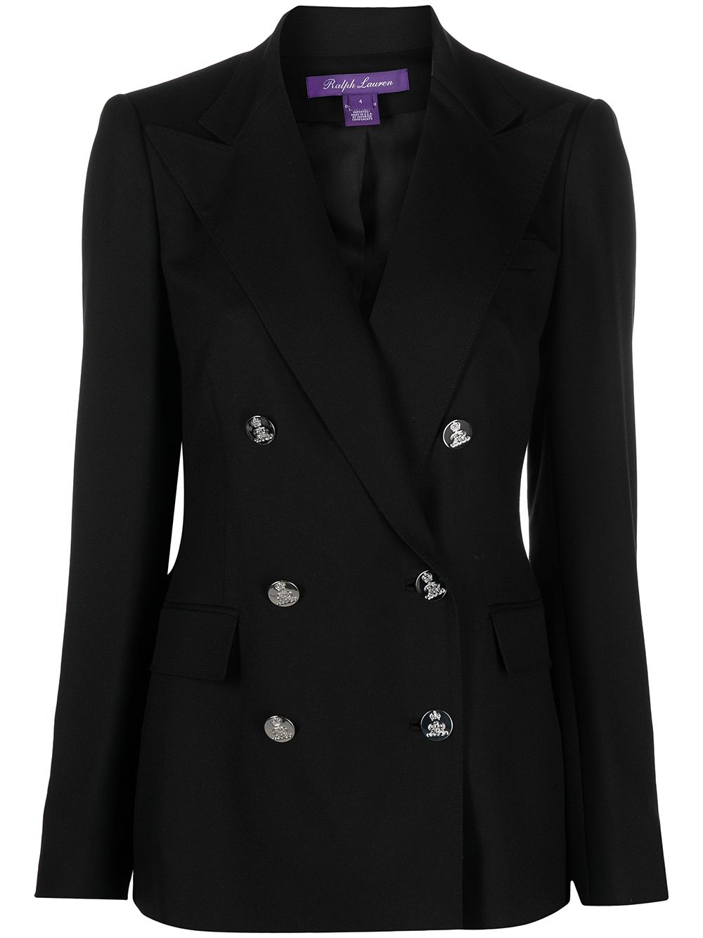 Ralph Lauren Collection double-breasted cashmere blazer - Black von Ralph Lauren Collection