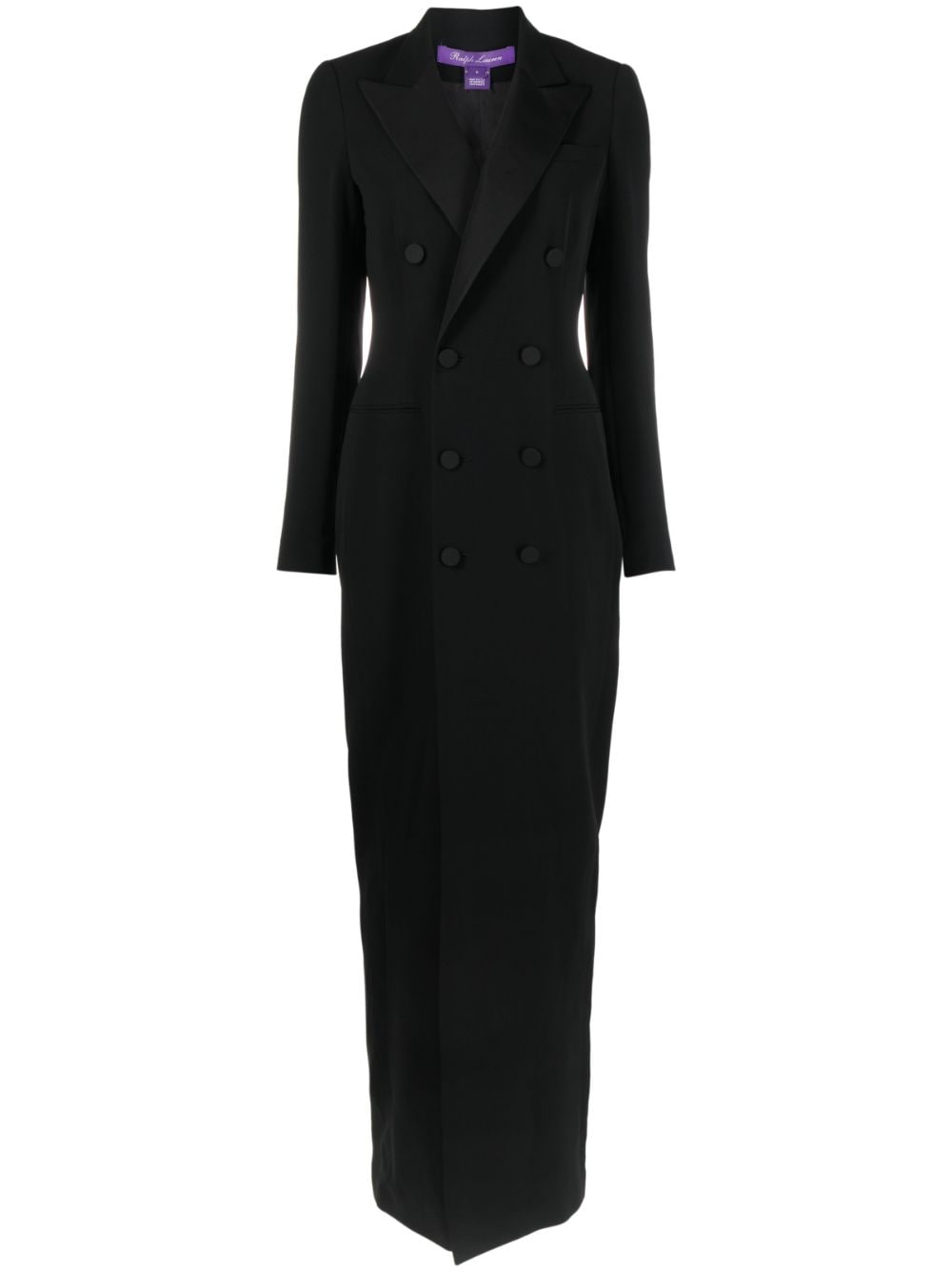 Ralph Lauren Collection double-breasted suit maxi dress - Black von Ralph Lauren Collection