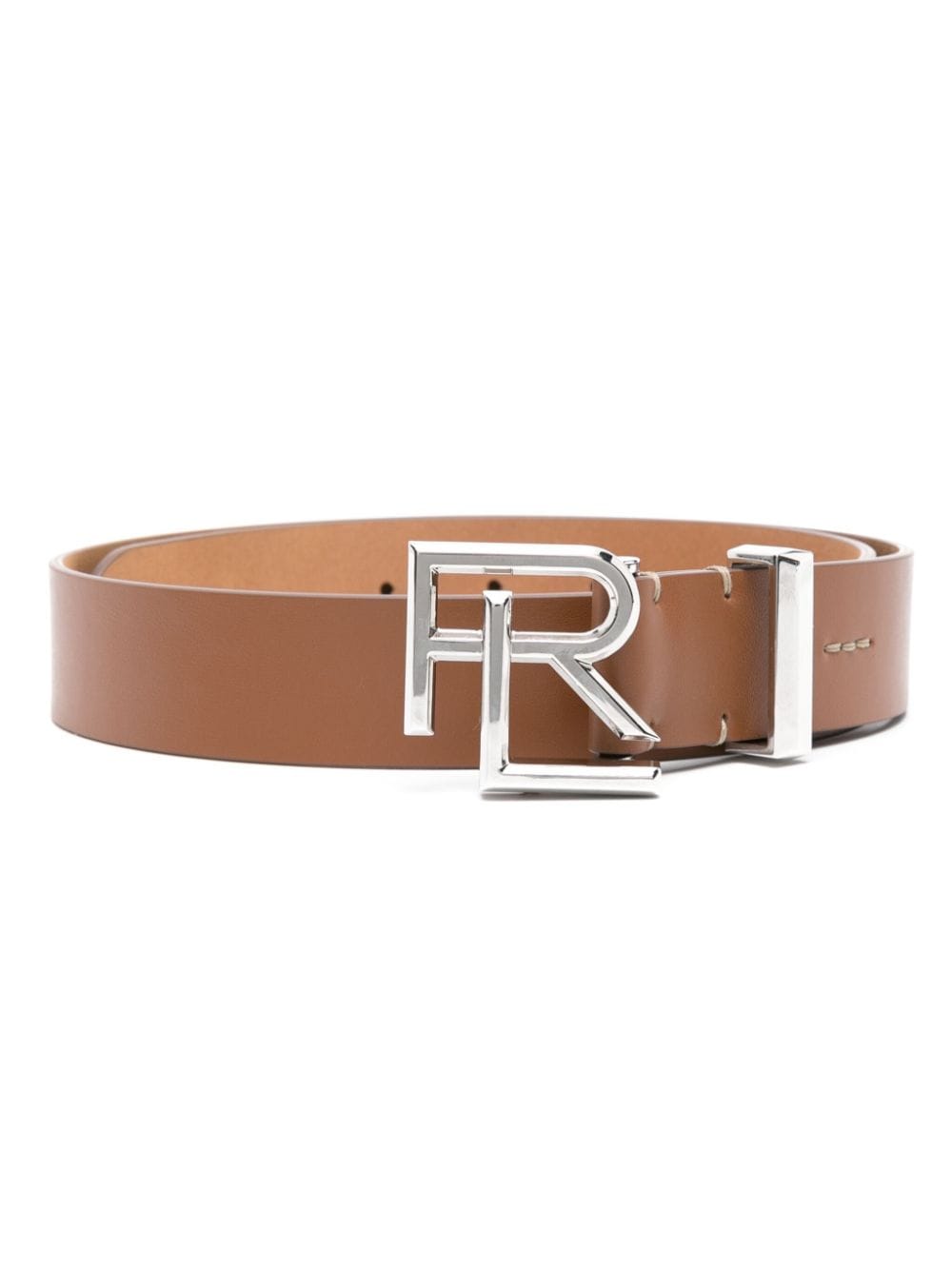 Ralph Lauren Collection logo-buckle leather belt - Brown von Ralph Lauren Collection