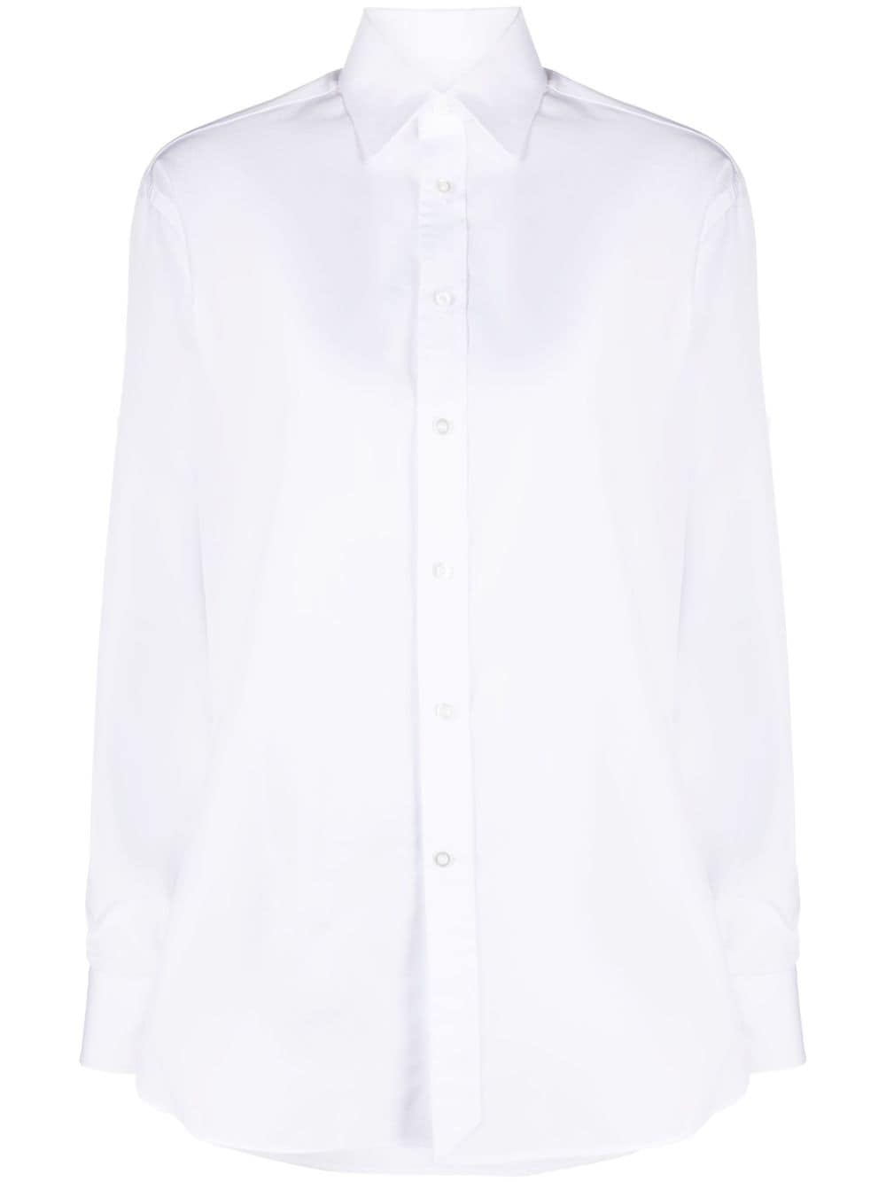 Ralph Lauren Collection long-sleeve cotton shirt - White von Ralph Lauren Collection