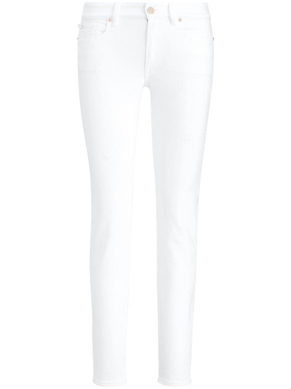 Ralph Lauren Collection low-rise slim-cut jeans - White von Ralph Lauren Collection