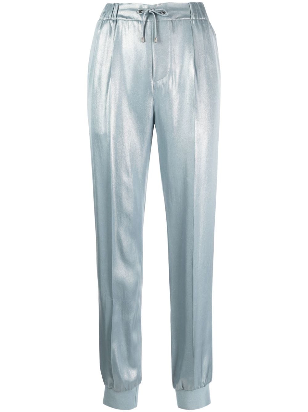 Ralph Lauren Collection metallic slim-cut trousers - Blue von Ralph Lauren Collection