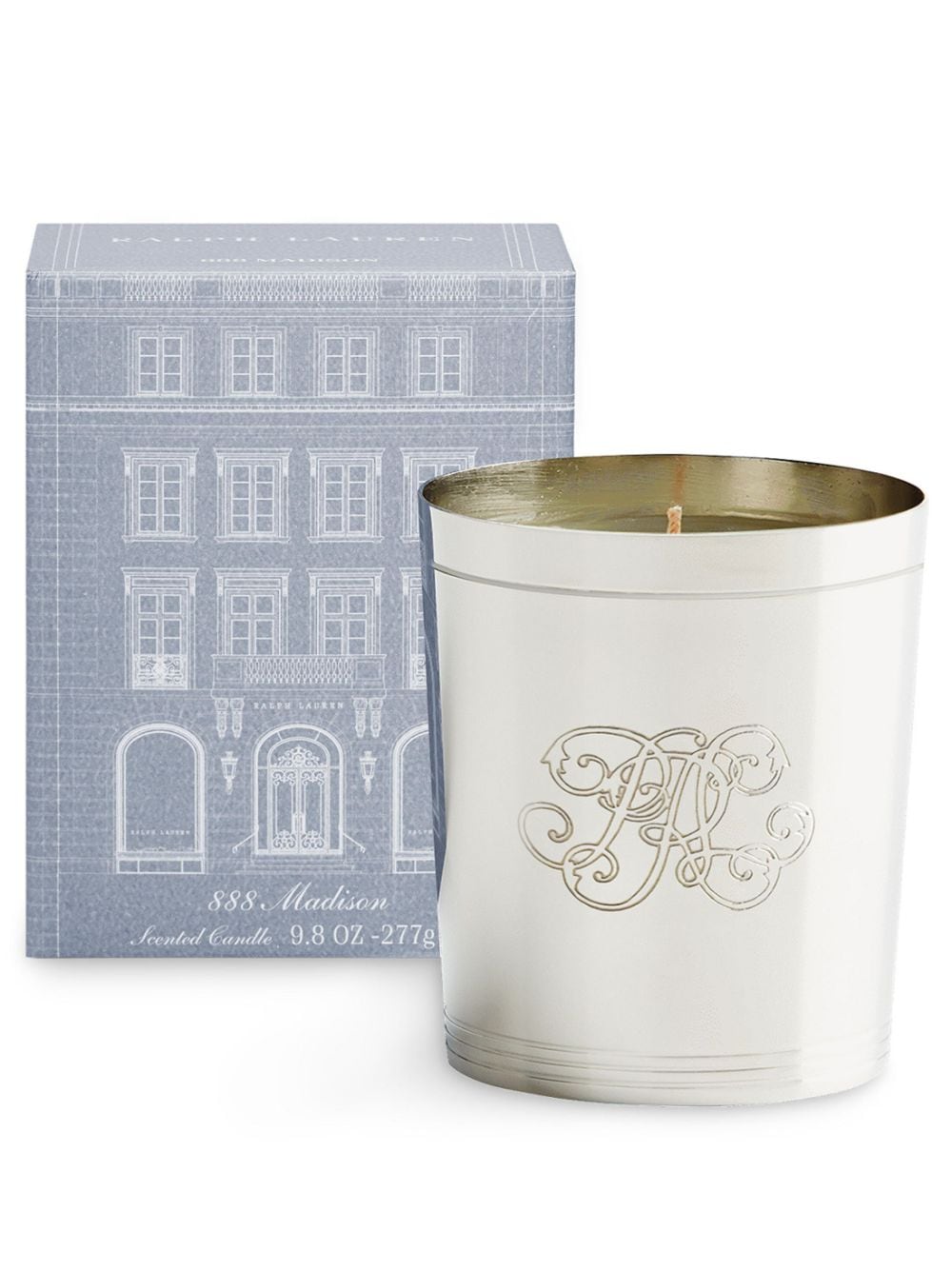 Ralph Lauren Home Madison Flagship single-wick candle - Silver von Ralph Lauren Home