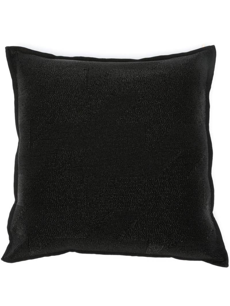 Ralph Lauren Home Randwick beaded cushion - Black von Ralph Lauren Home