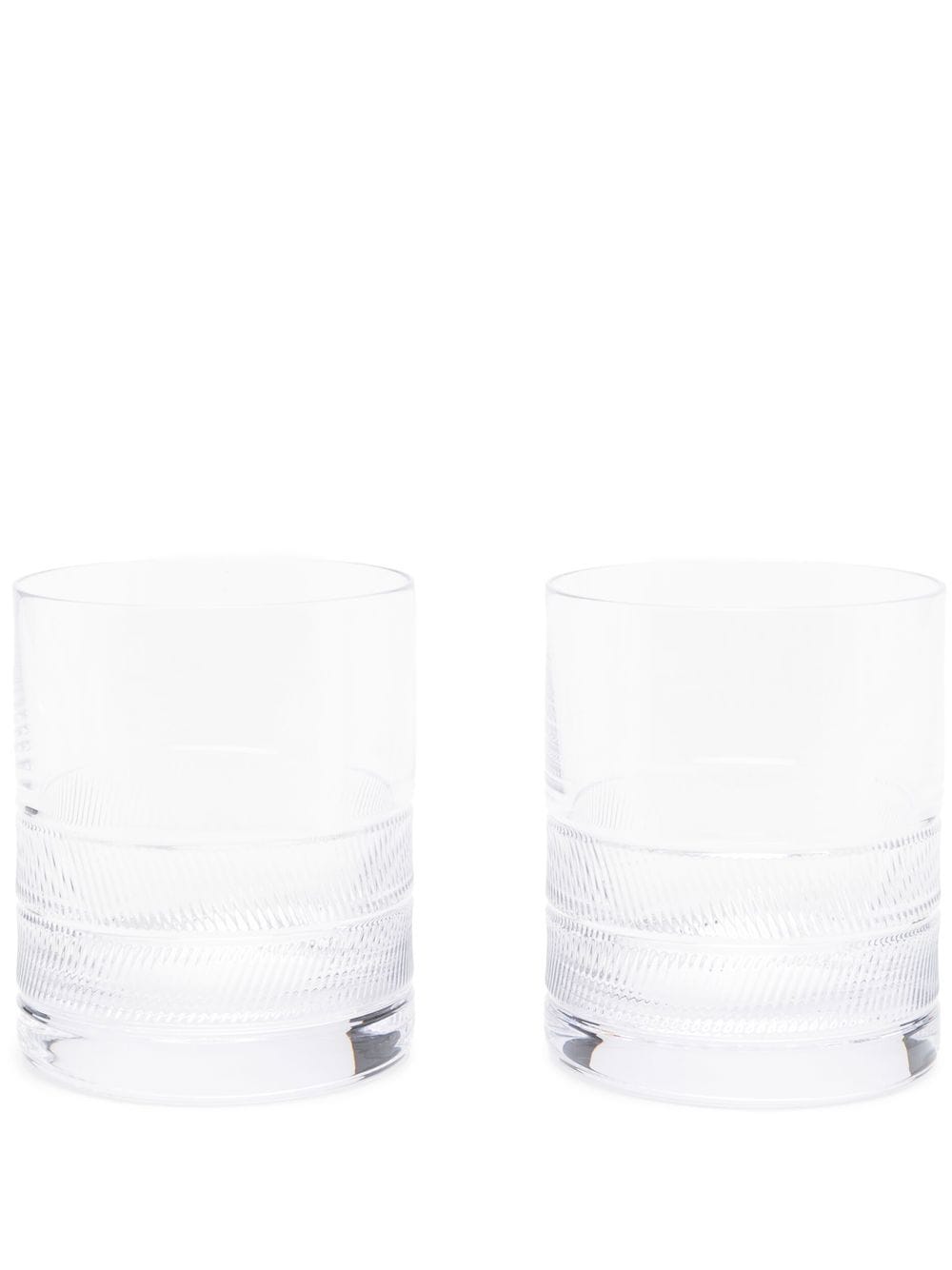 Ralph Lauren Home Remy-Dof glass tumblers - White von Ralph Lauren Home