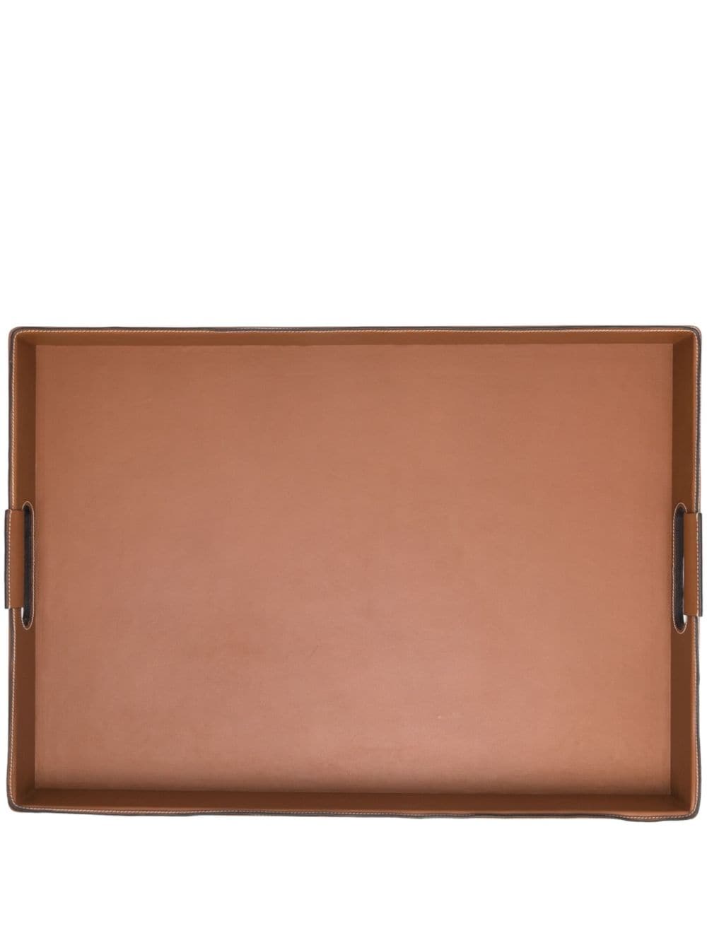 Ralph Lauren Home large Wyatt leather tray - Brown von Ralph Lauren Home