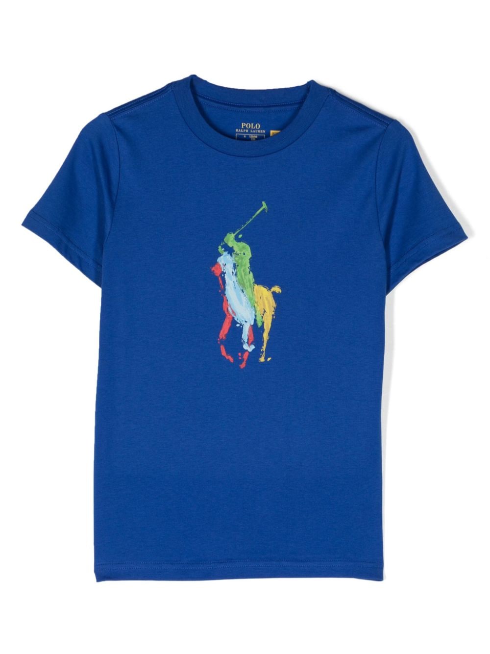 Ralph Lauren Kids Big Pony cotton T-shirt - Blue von Ralph Lauren Kids