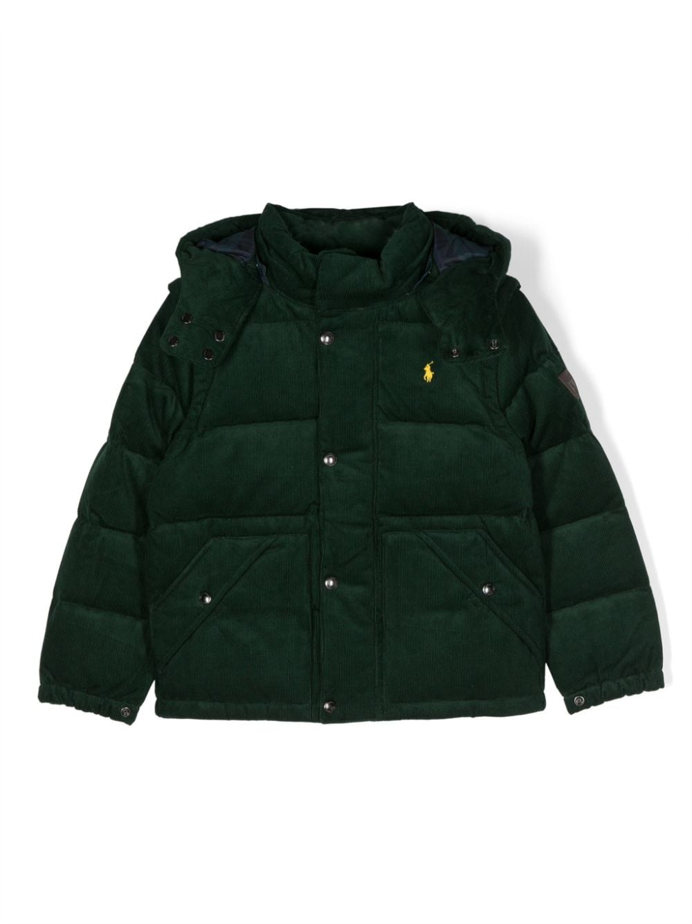 Ralph Lauren Kids Boulder convertible corduroy jacket - Green von Ralph Lauren Kids